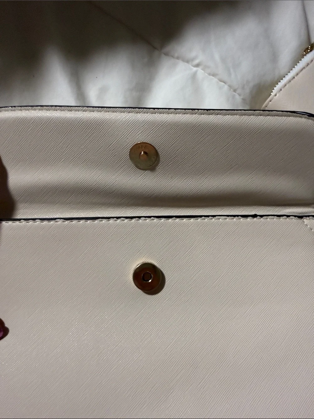 Cream Tote Bag Set - Cream Handbag with Wallet and Pouch